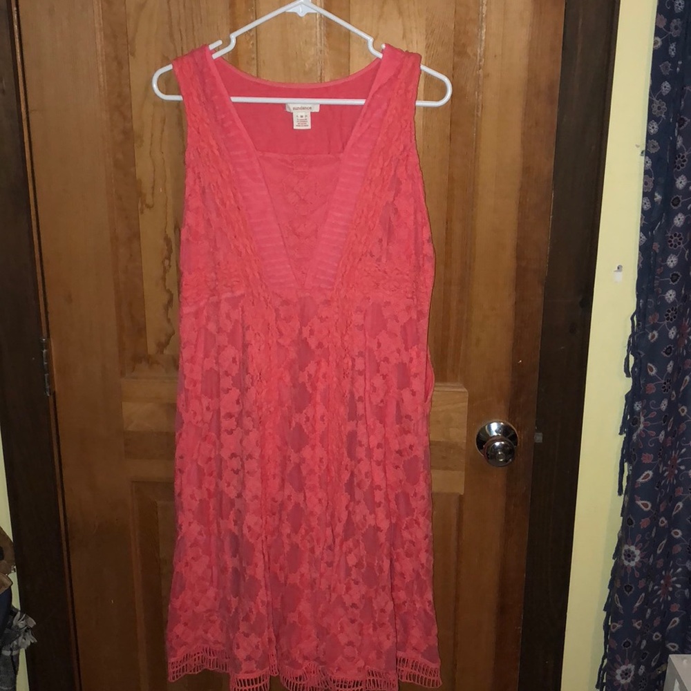 bright pink summer dress